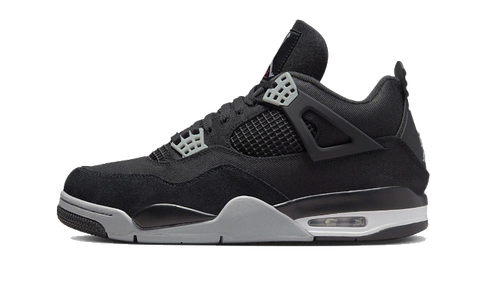 Air Jordan 4 Retro Black Canvas