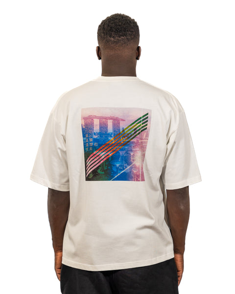 "VHS SINGAPORE" T-Shirt White