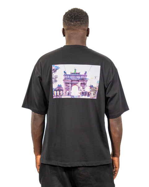 "VHS MILANO" T-Shirt Black