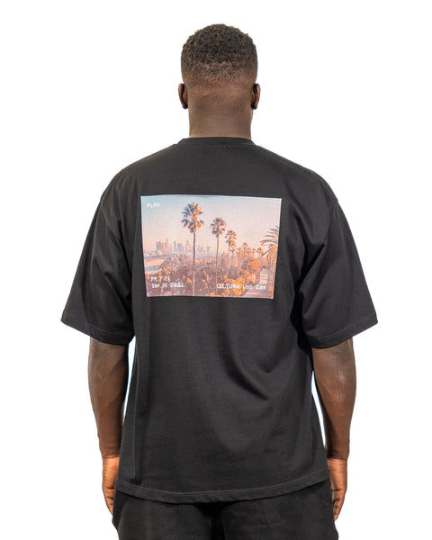 "VHS LOS ANGELES" T-Shirt Black