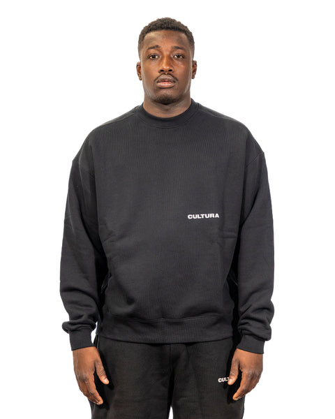 "GEO-C" Crewneck Black