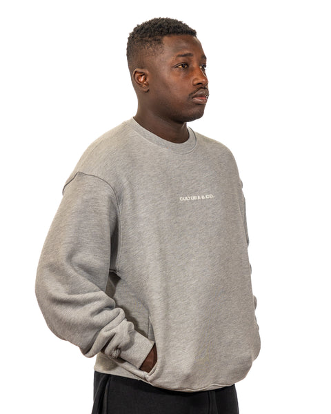 "GREY" Crewneck Grey