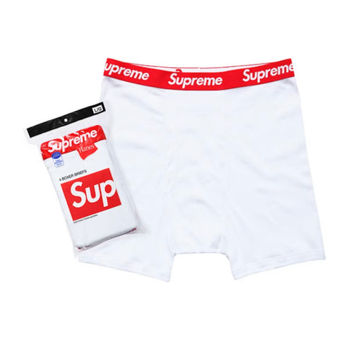 Supreme Hanes Boxer (singolo) white