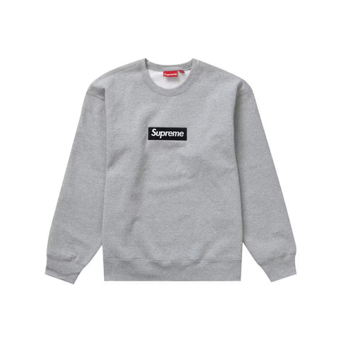 Supreme Box Logo Crewneck Grey FW22