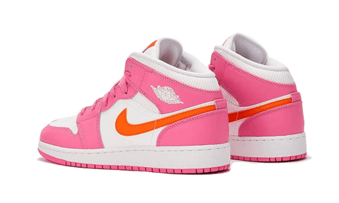 Air Jordan 1 Mid Pinksicle Safety Orange